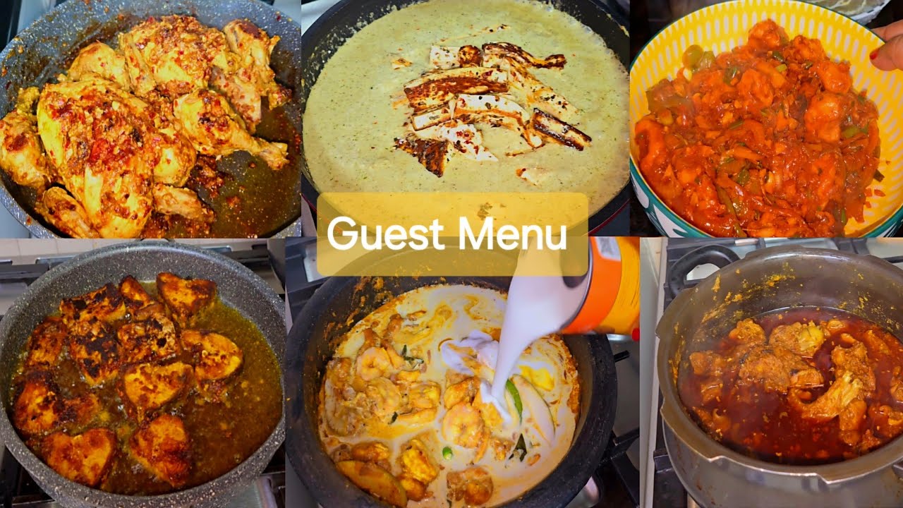 Itna Sara Khana Banaya || Uncle Aunty Ghar Aaye || Prawns Malai Mango Curry || Paneer Afghani