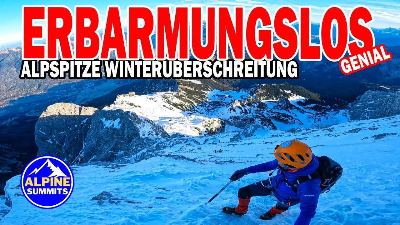 Alpspitze im Winter | ERBARMUNGSLOS GENIAL!!! #wintertour #bergsteigen