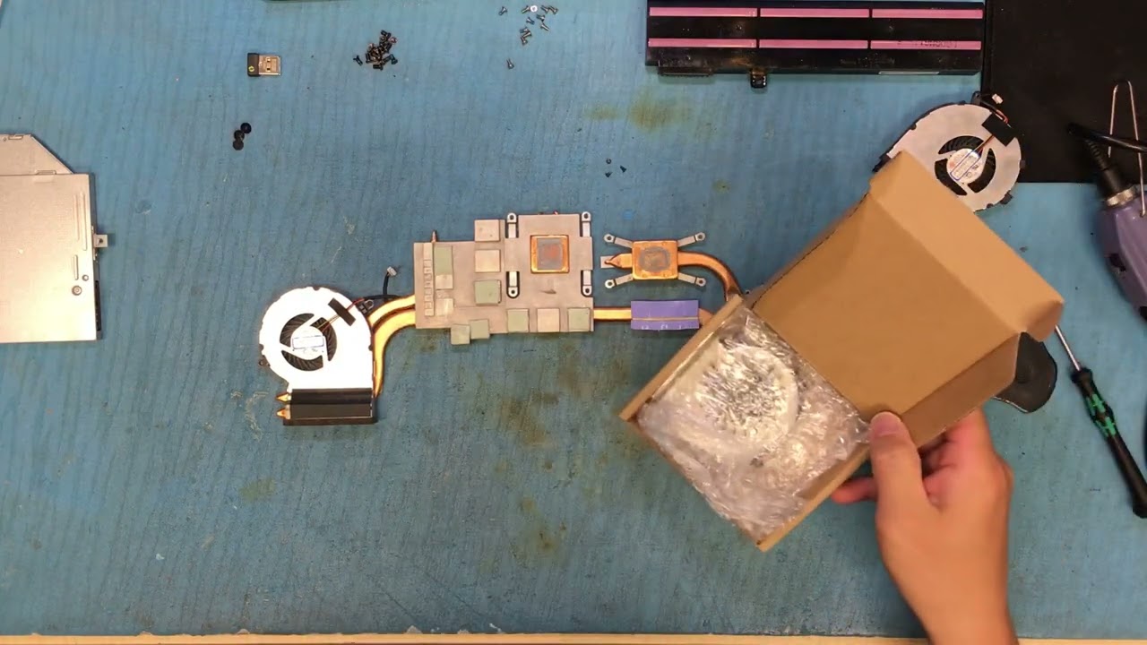 How to Replace Cooling Fan for MSI Laptop GE62 (MS-16J5).