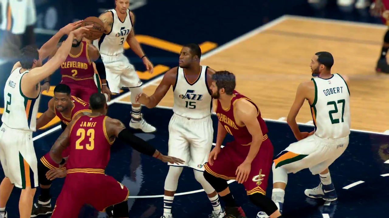 NBA 2K17 | Cleveland Cavaliers  at  Utah Jazz | Full Game | Simulation Nation