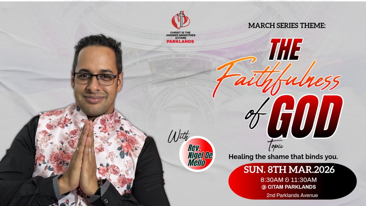 SECOND SERVICE  || SUNDAY  8TH MAR 2026 || HEALING THE SHAME THAT BINDS YOU || REV. NIGEL DE MELLO