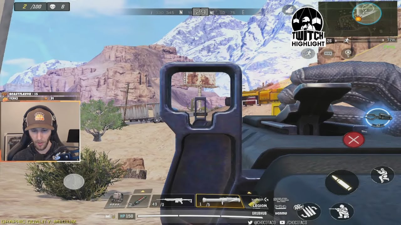 ChocoTaco solos win COD MOBILE 