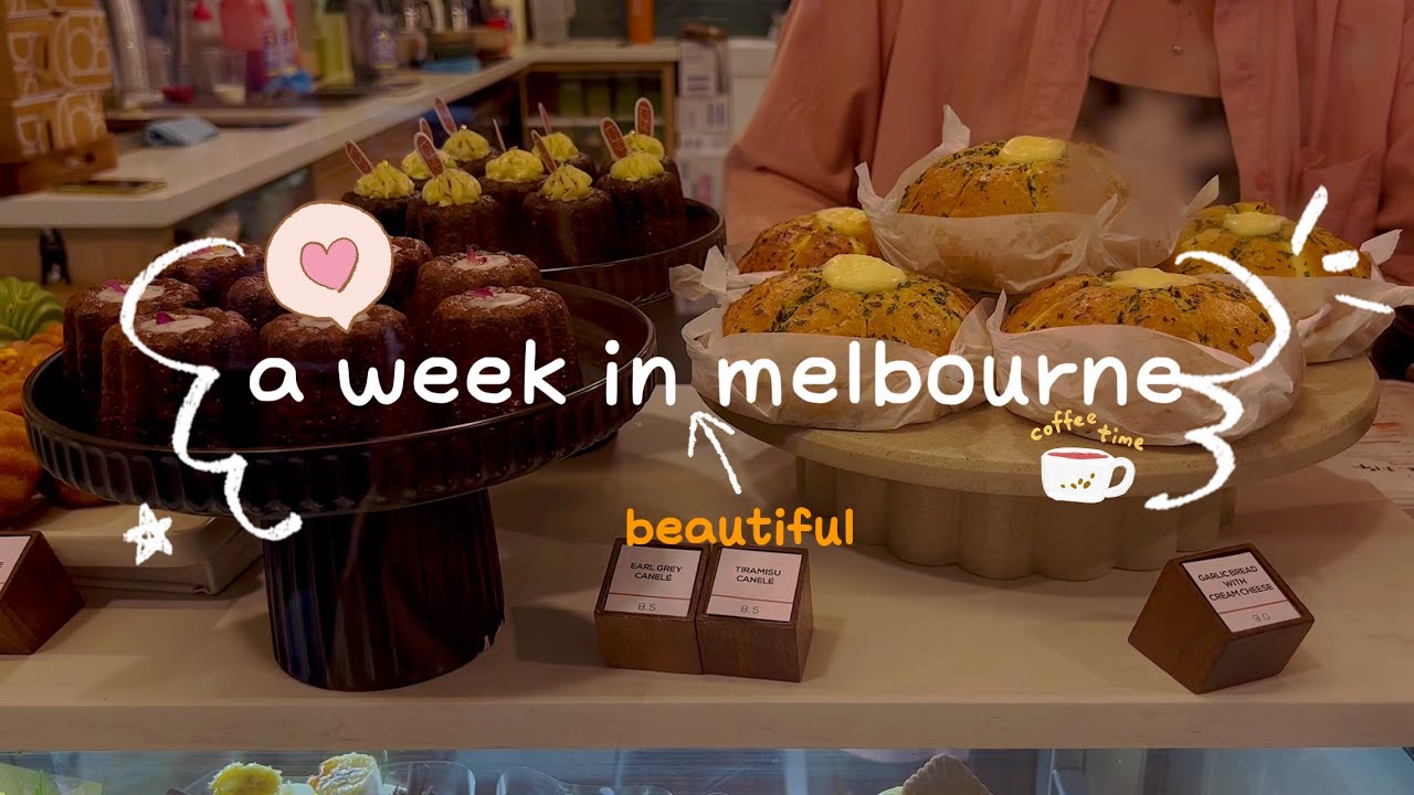 a week in melbourne, lunch breaks, new cafe, shopping rush 🫶