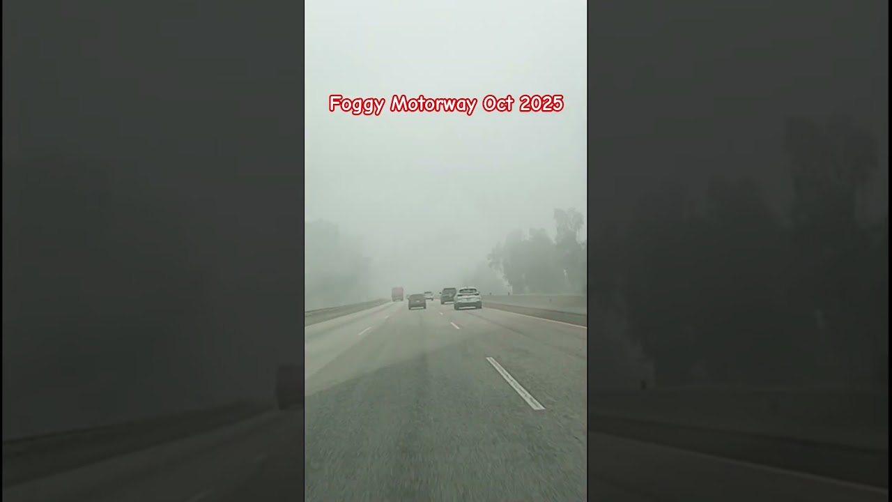 fog on motorway today🌫️😱| lahore smog and foggy weather update live news | travel pakistan punjab