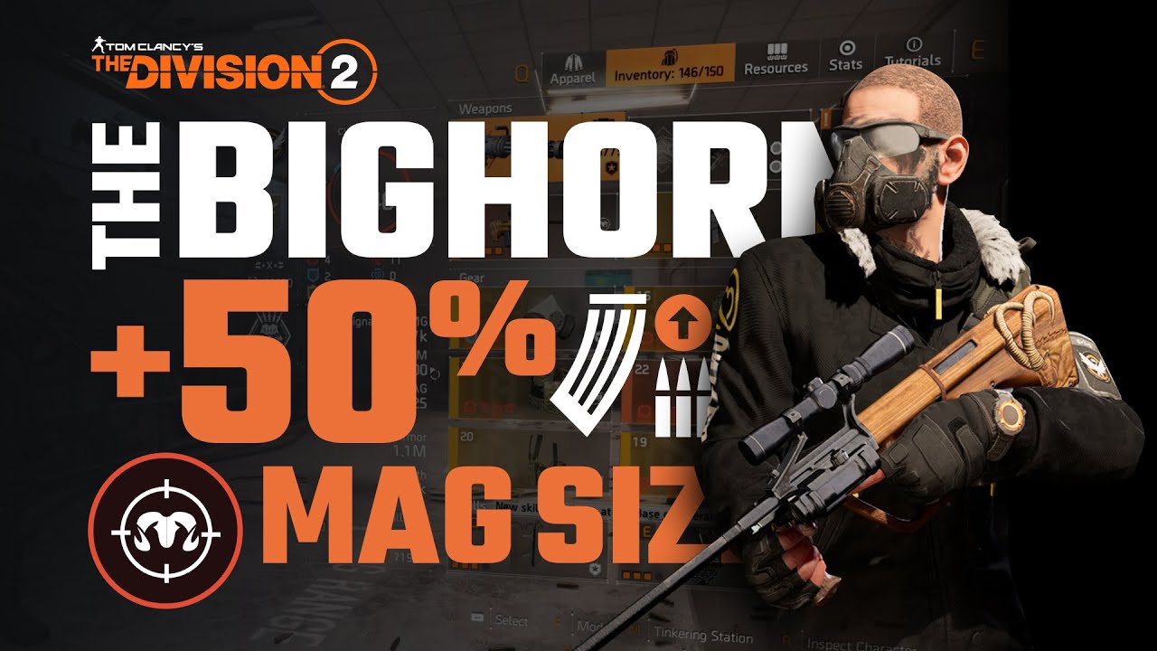 +50% MAG SIZE on THE BIGHORN is EXCELLENT for my terrible aim!