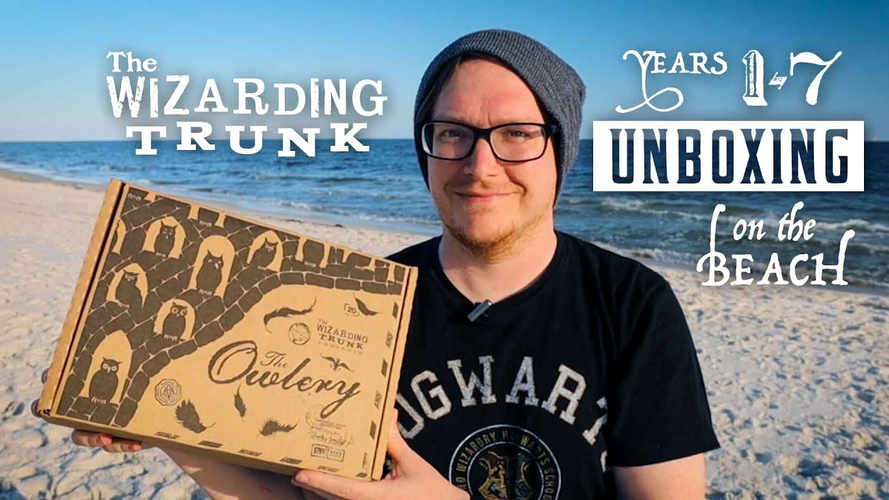 The Wizarding Trunk: Years 1-7 Unboxing on the Beach
