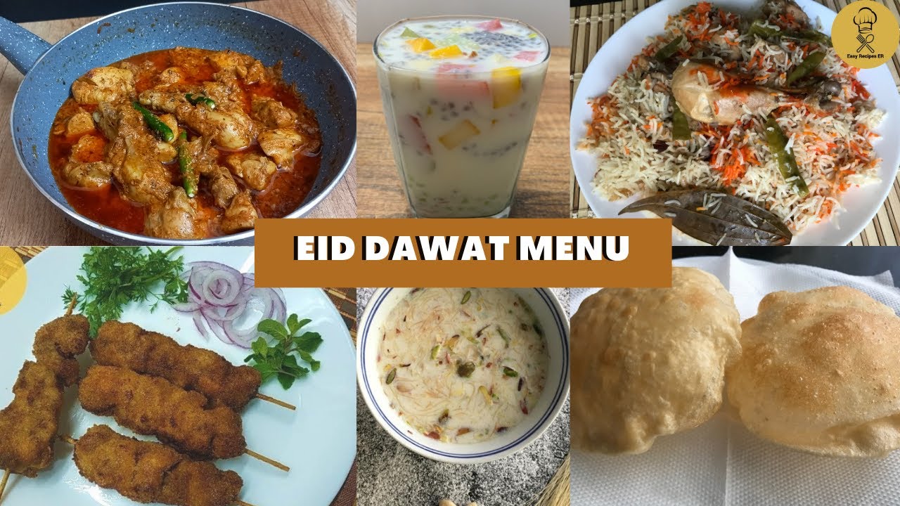 Eid Special Complete Recipes Menu For Dawat| Eid Recipes By ER