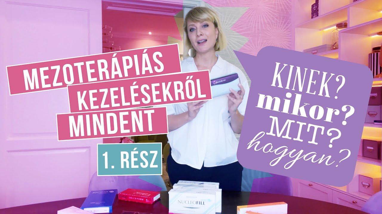MEZOTERÁPIÁS KEZELÉSEKRŐL MINDENT DR.PÓNYAI KATINKÁVAL - 1. RÉSZ