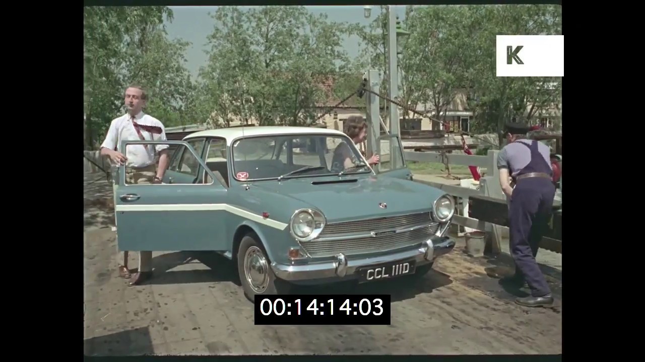 1960s Car Ferry, Reedham Norfolk, HD from 35mm