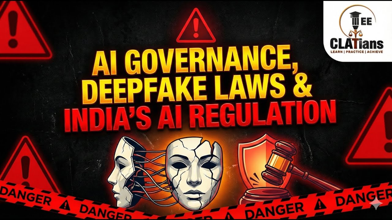 AI Governance, Deepfake Laws & India's AI Regulation Explained | CLATians
