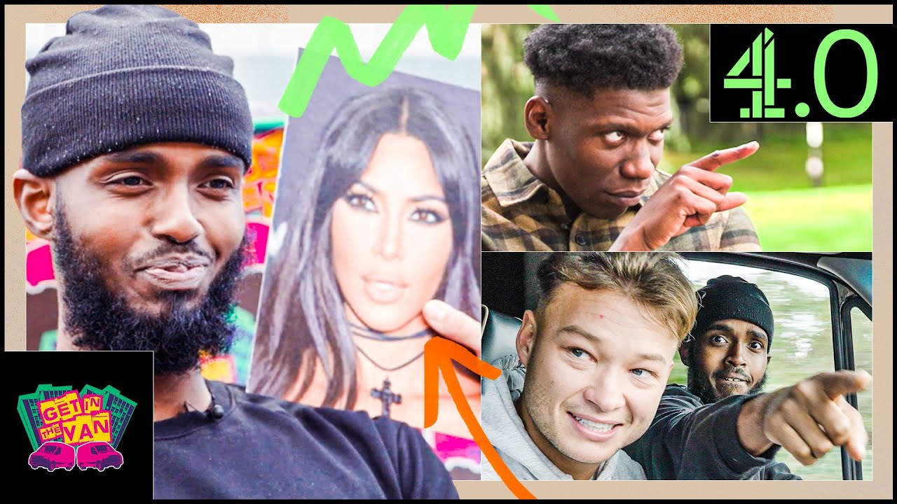 Darkest & Johnny’s Mission To Find Kim K’s Tottenham ‘Twin’ | Get In The Van | Channel 4.0