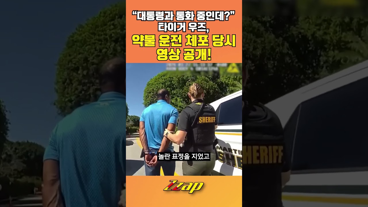 [빠른뉴스 쨉] '음주&middot;약물 운전 혐의' 타이거 우즈, 결국 활동 중단 #shorts