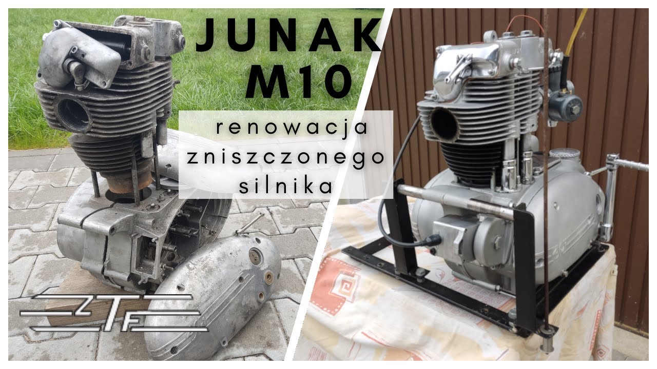 Silnik S03. Kolejny zakres prac związanych z z naprawą silnika do Junaka M10.