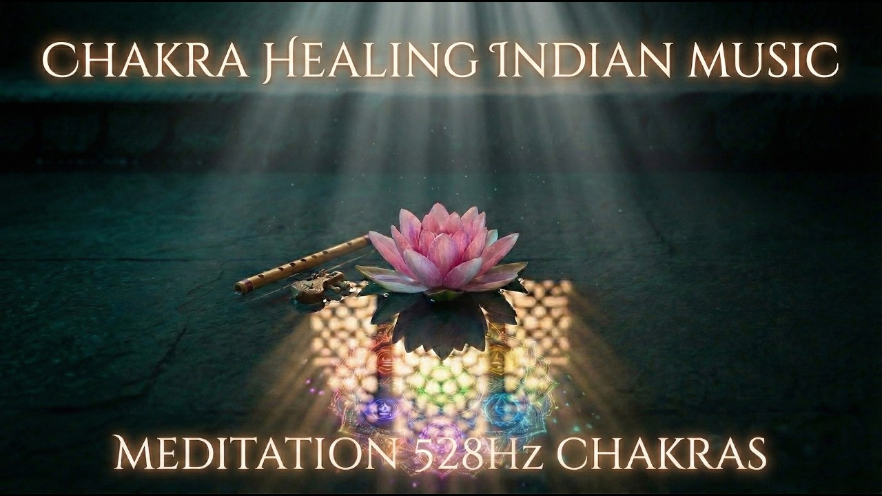 Indian Music for Chakra Healing • 528Hz singing bowls & Bansuri • Deep Healing •Inner Transformation