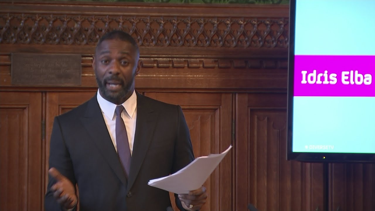 Actor Idris Elba delivers powerful speech on diversity in TV
