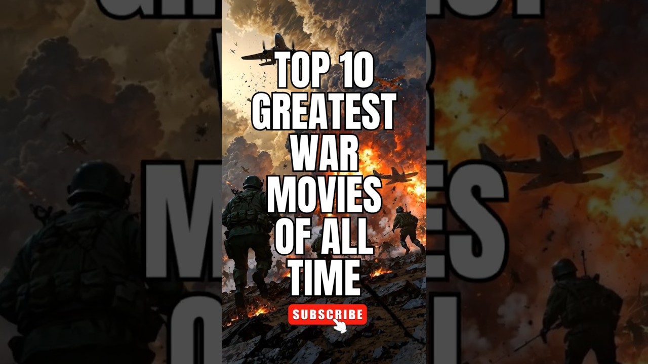 Top 10 Greatest War Movies of All Time | #WarMovies #GreatestWarFilms #Top10Movies #ClassicWarMovies
