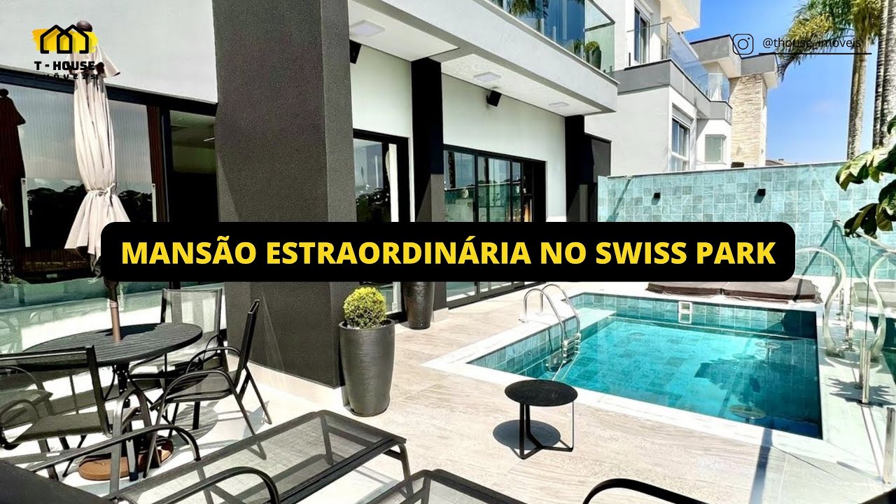 MANSÃO EXTRAORDINÁRIA NO CONDOMÍNIO SWISS PARK EM SÃO BERNARDO DO CAMPO
