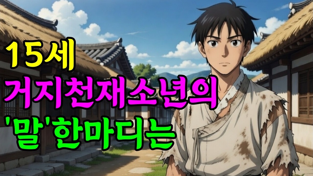 15세 거지소년의 말한마디 |민담 |전설 |설화 |옛날이야기 |오디오북