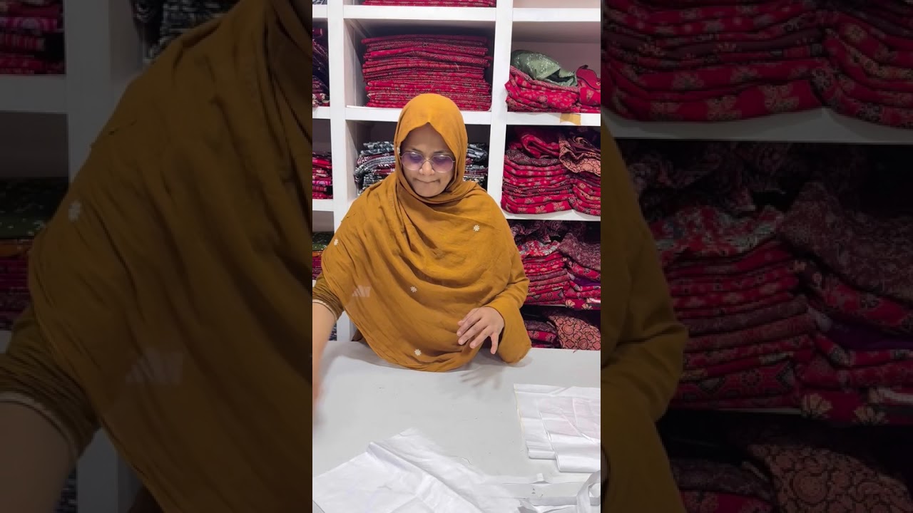 നിസ്കാരക്കുപ്പായം കട്ട്‌ ചെയ്തു സ്റ്റിച് ചെയ്യാം 