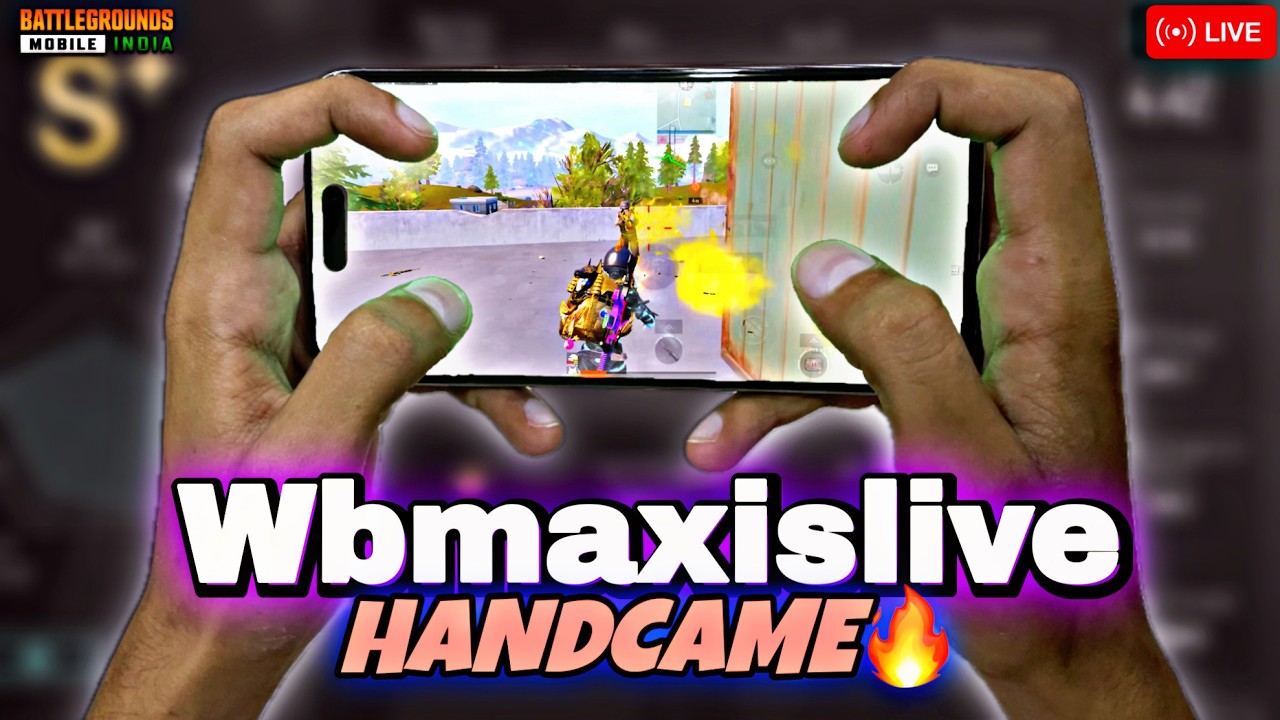 When Wbmax is Live 🔥Then 😨WITH HANDCAME🔴| #bgmi live #pubg live #sorts live