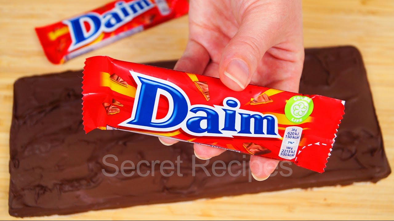 Гигантский Daim. Батончик Дайм - карамель в молочном шоколаде | Bar Daim