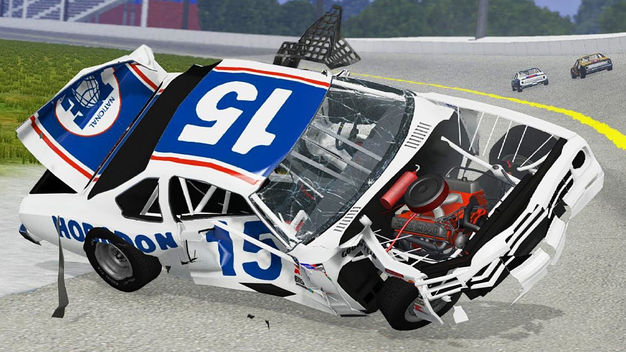 NASCAR Racing Crashes #38 | BeamNG Drive