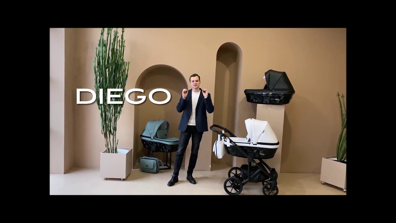 Детская коляска 2 в 1 Adamex Diego