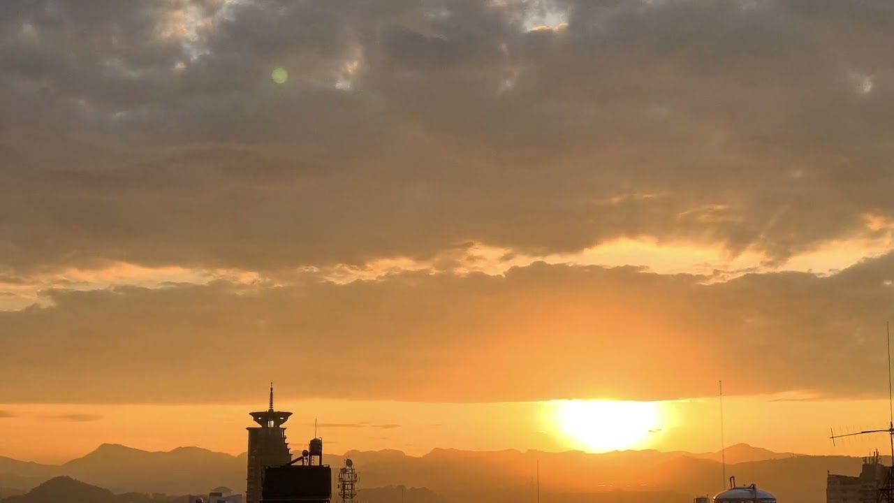 埔里的夕陽