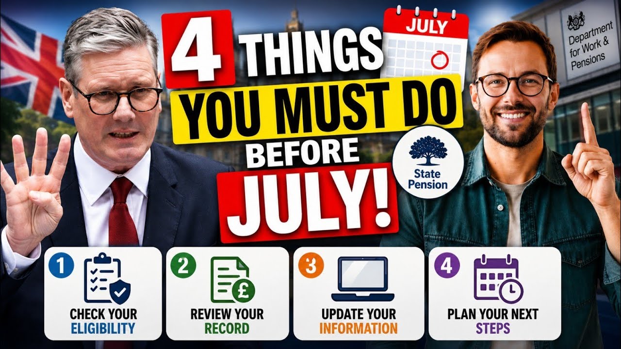 4 Things YOU MUST DO Before july | State Pension