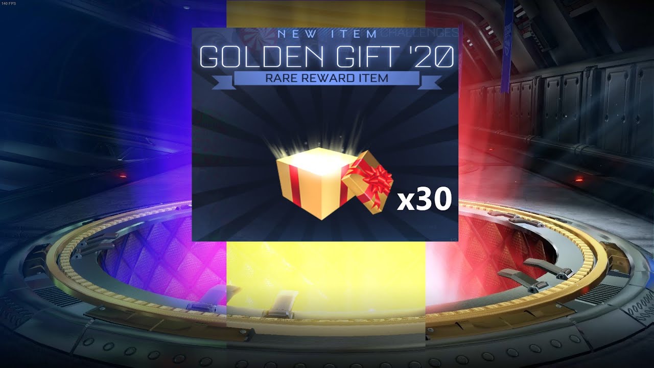 30 GOLDEN GIFT 2020 OPENING | Rocket league