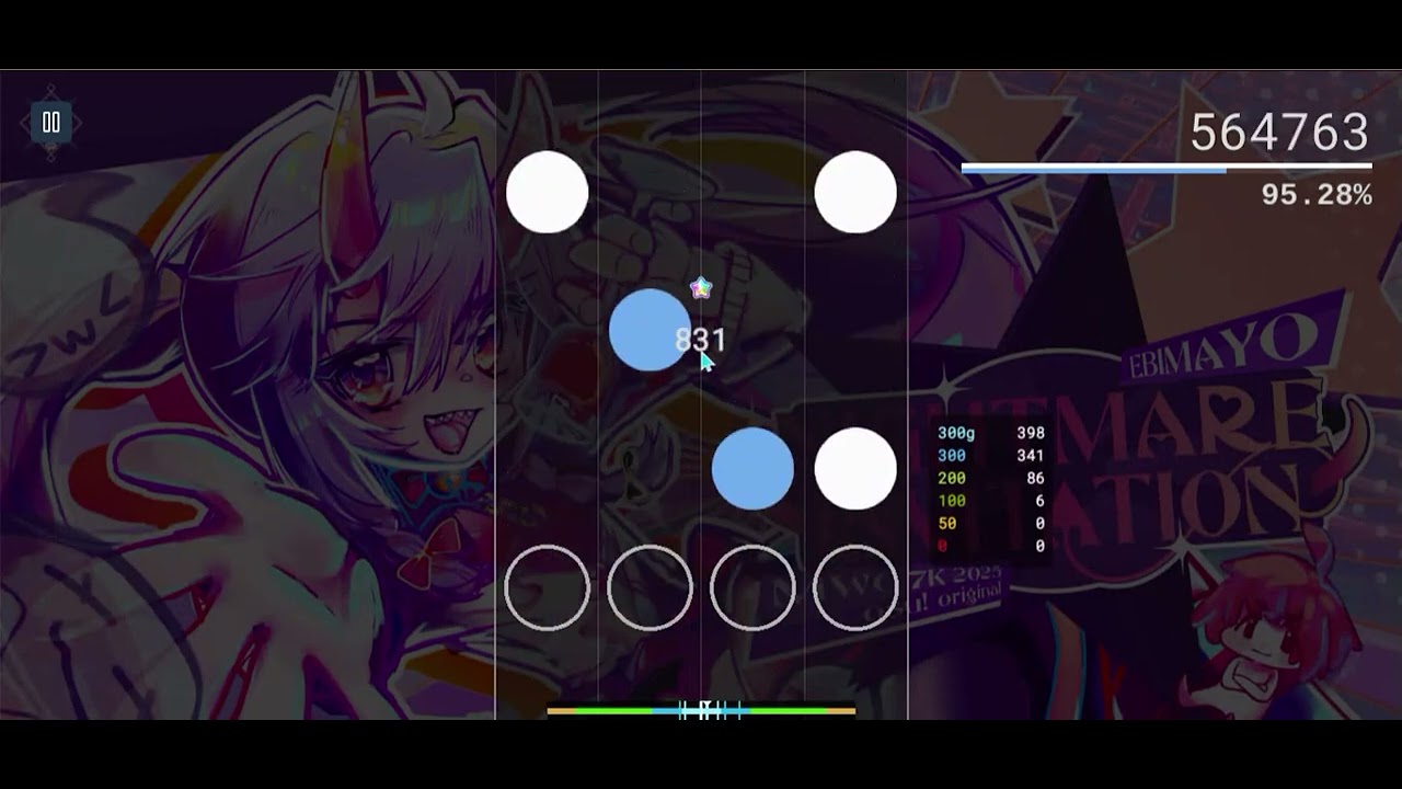 Osu mania web: NIGHTMARE INVITATION 94%