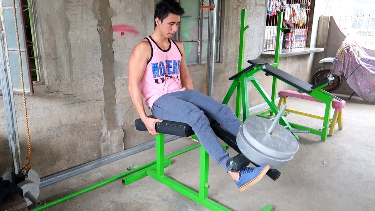 My Awesome Homemade Gym Equipment - Leg Workout