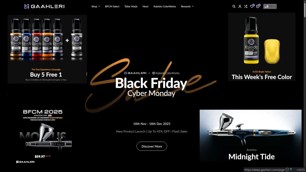 Gaahleri & Amazon BFCM | Gaahleri website Sales! Starting 11⧸20 through 12⧸01 | 11⧸18 and on Amazon!