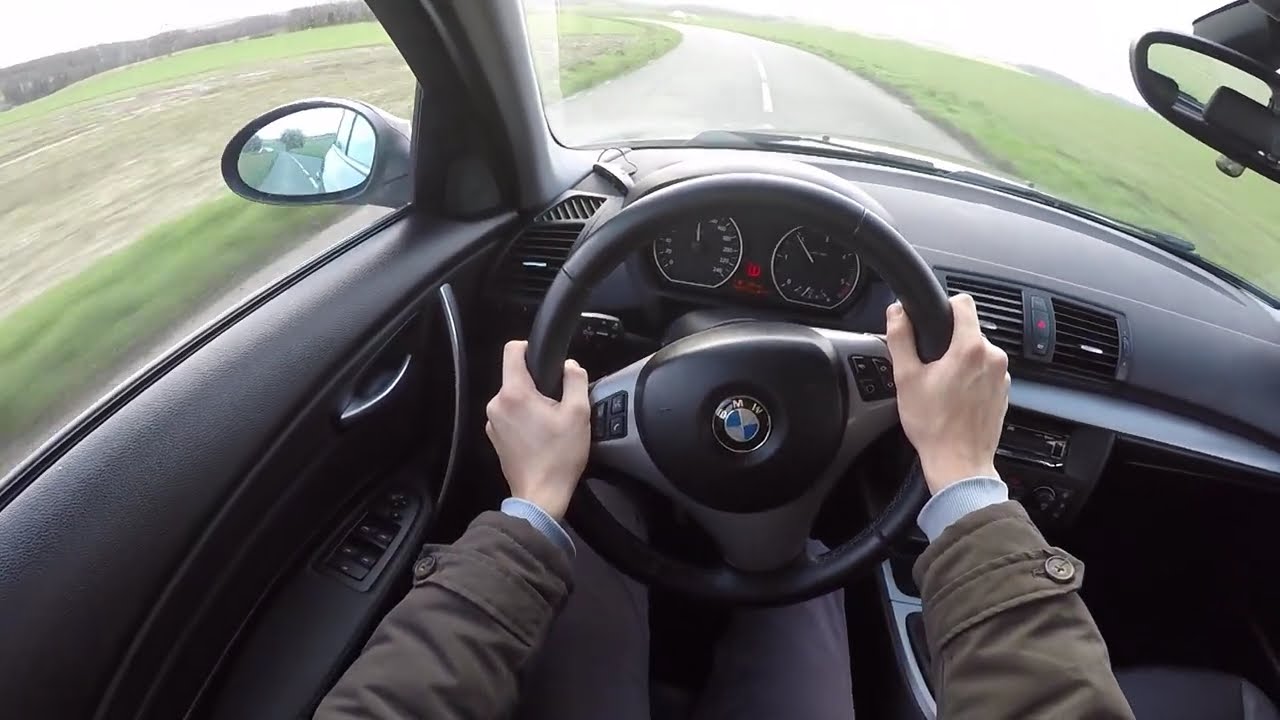 BMW 120d e87 (2005) - POV Test Drive (Drifts, Slides, Cornering Attacks, Engine Sound)