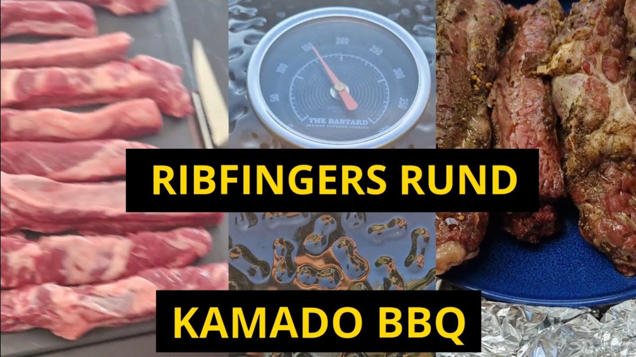 Ribfingers op kamado BBQ. Hoe maak je runder ribfingers? 