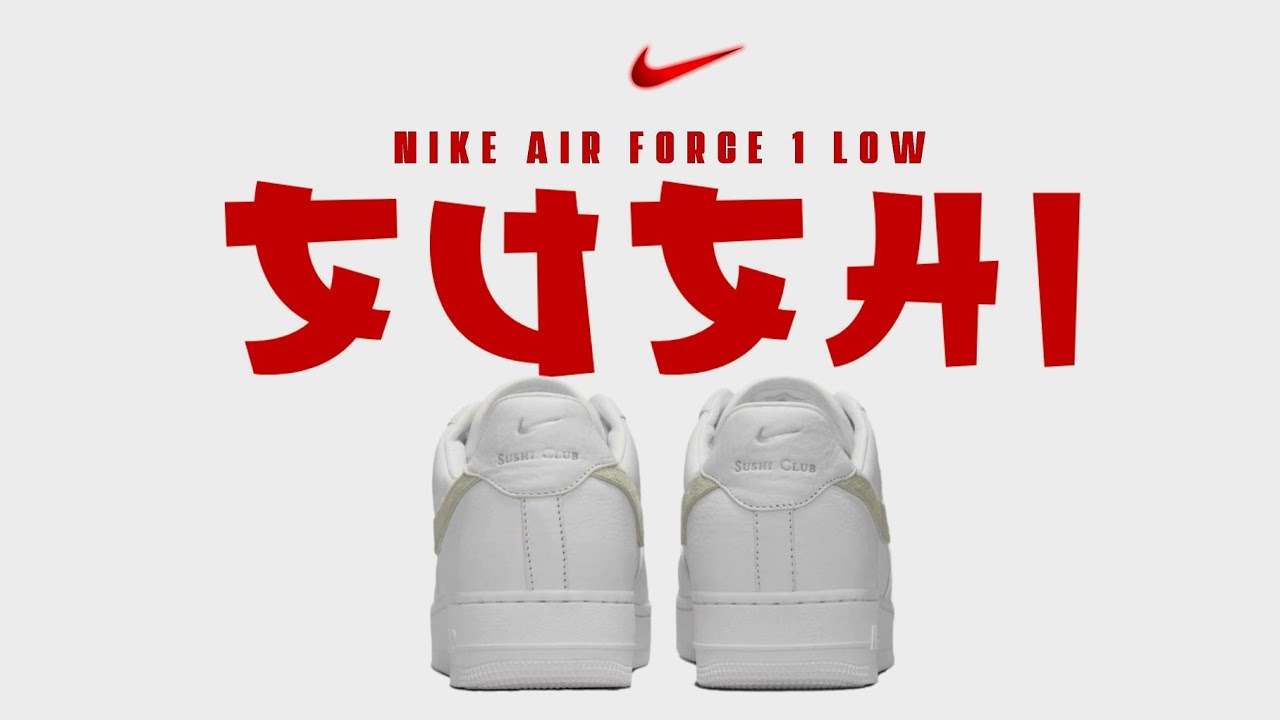 Nike Air Force 1 Low SUSHI CLUB – The Collab Nobody Saw Coming!