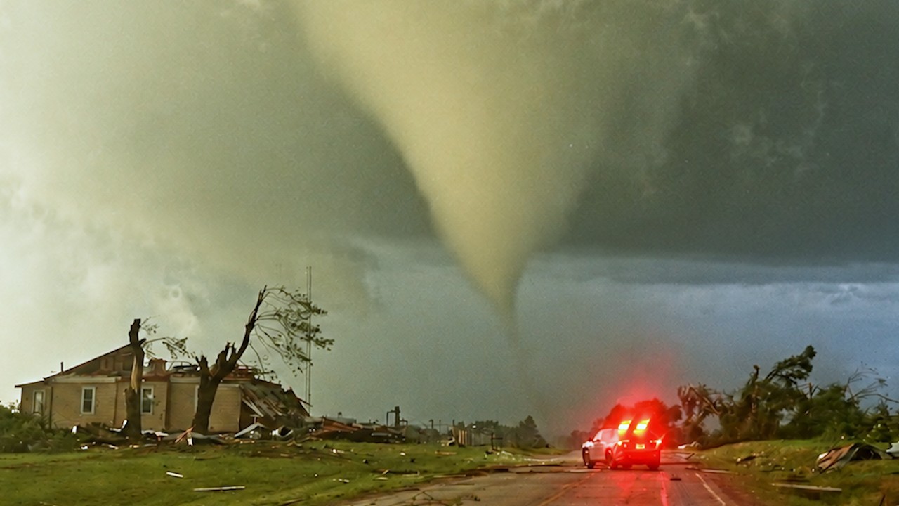 Tornado Destroys Homes In Front of Me