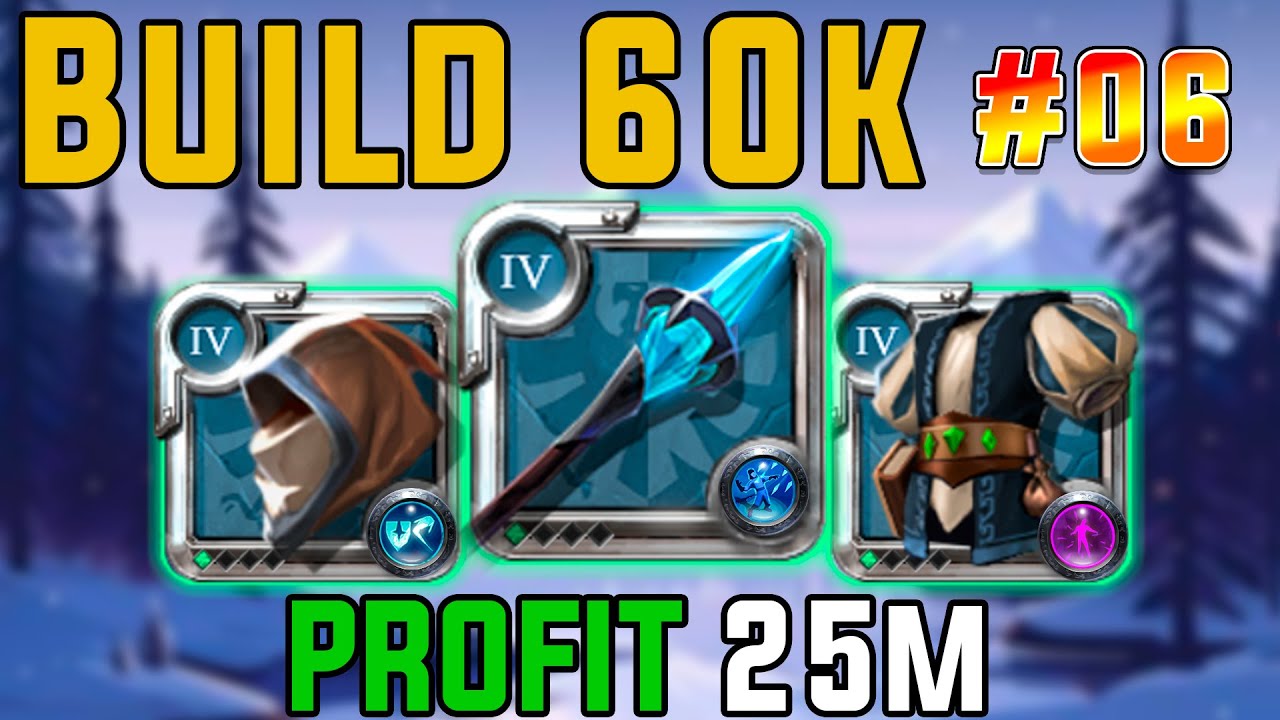 GREAT FROST 60K BUILD - 25M PROFIT MISTS #06 | EU Server | Albion Online PvP