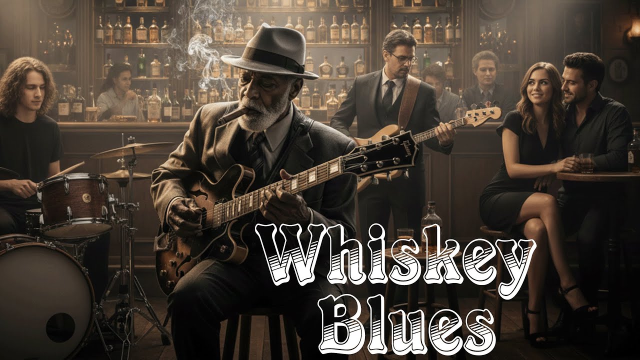 Relaxing Whiskey Blues Music 🎸 Broken Strings, Lonely Roads & Smoky Nights 🎶🔥 Best Blues Ever
