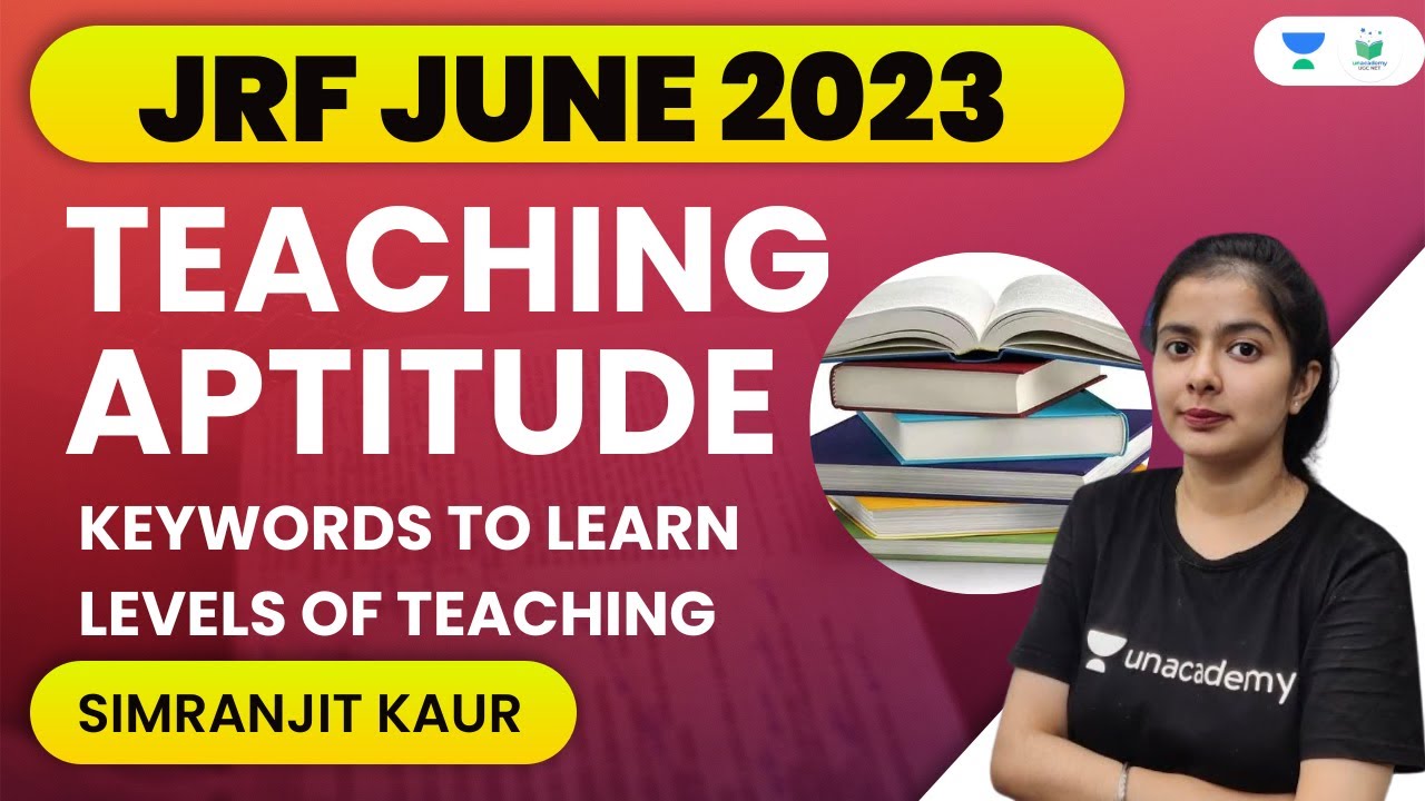 Teaching Aptitude | Levels of Teaching | JRF June 2023 | Simranjit Kaur