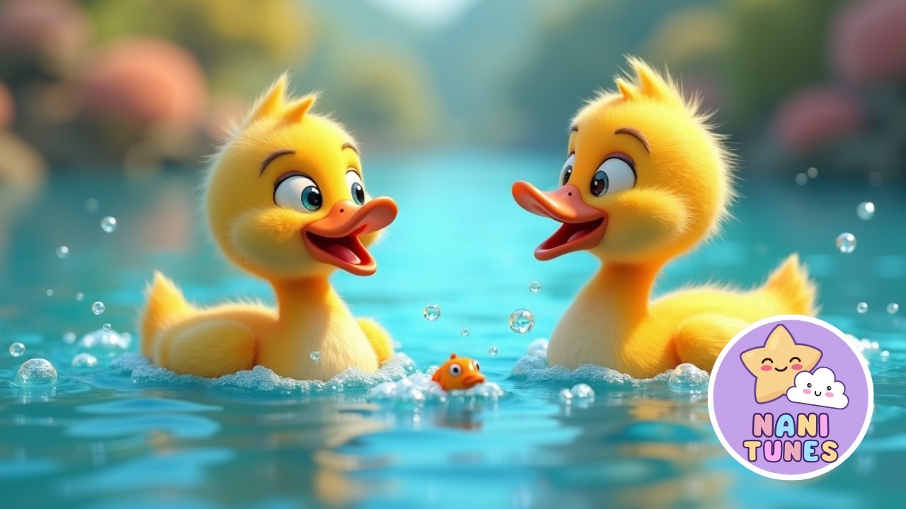 🦆💦 Patinho Chapoteador | Música Infantil para Bebês e Crianças 🌈🎵