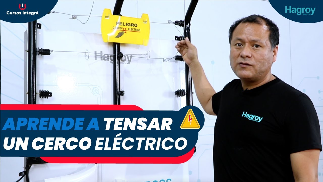 🚀Aprende a tensar un CERCO EL&Eacute;CTRICO con Hagroy⚡️