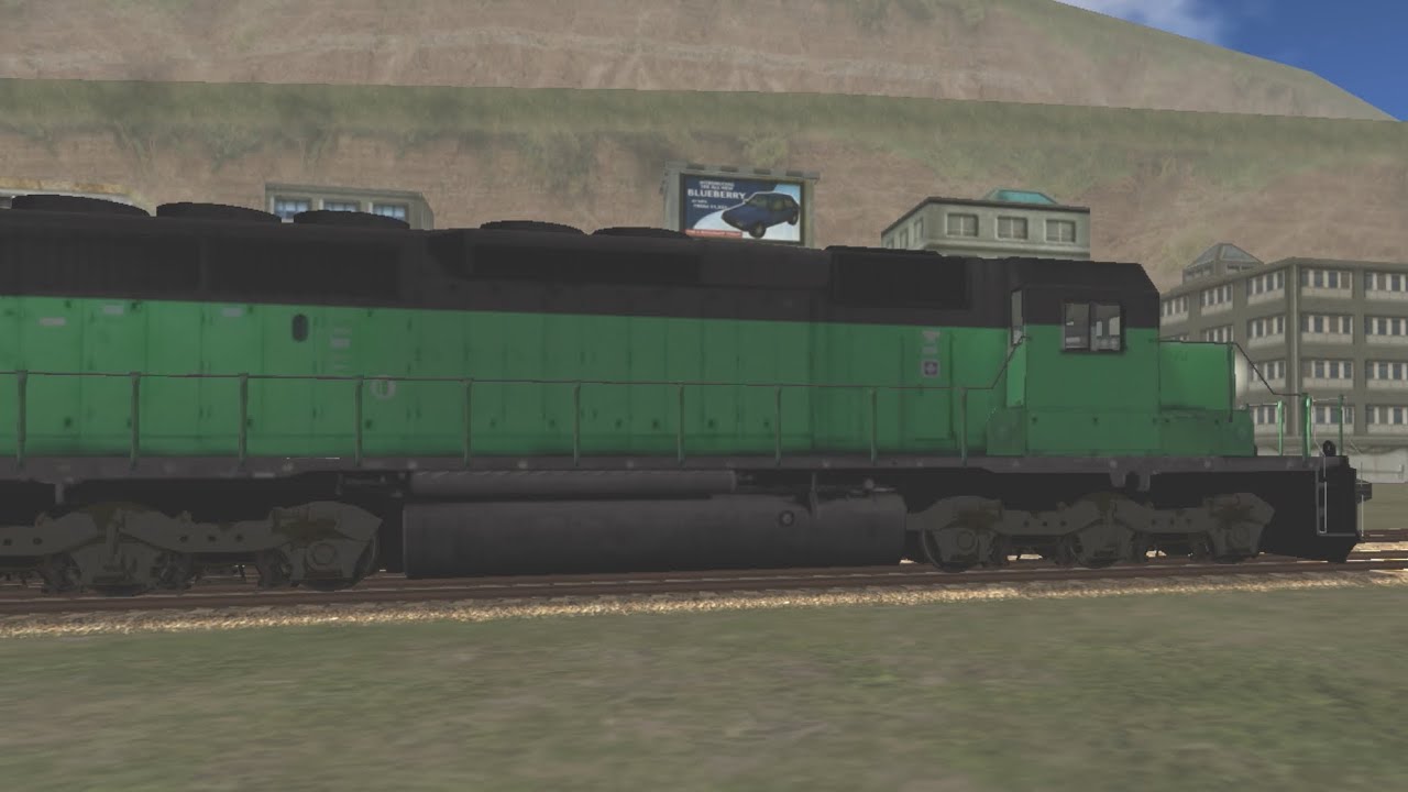 Happy 56th Anniversary ￼Burlington Northern Railroad EMD SD40-2 Train and rail Yard simulator￼ 🛤️🚂🇺🇸