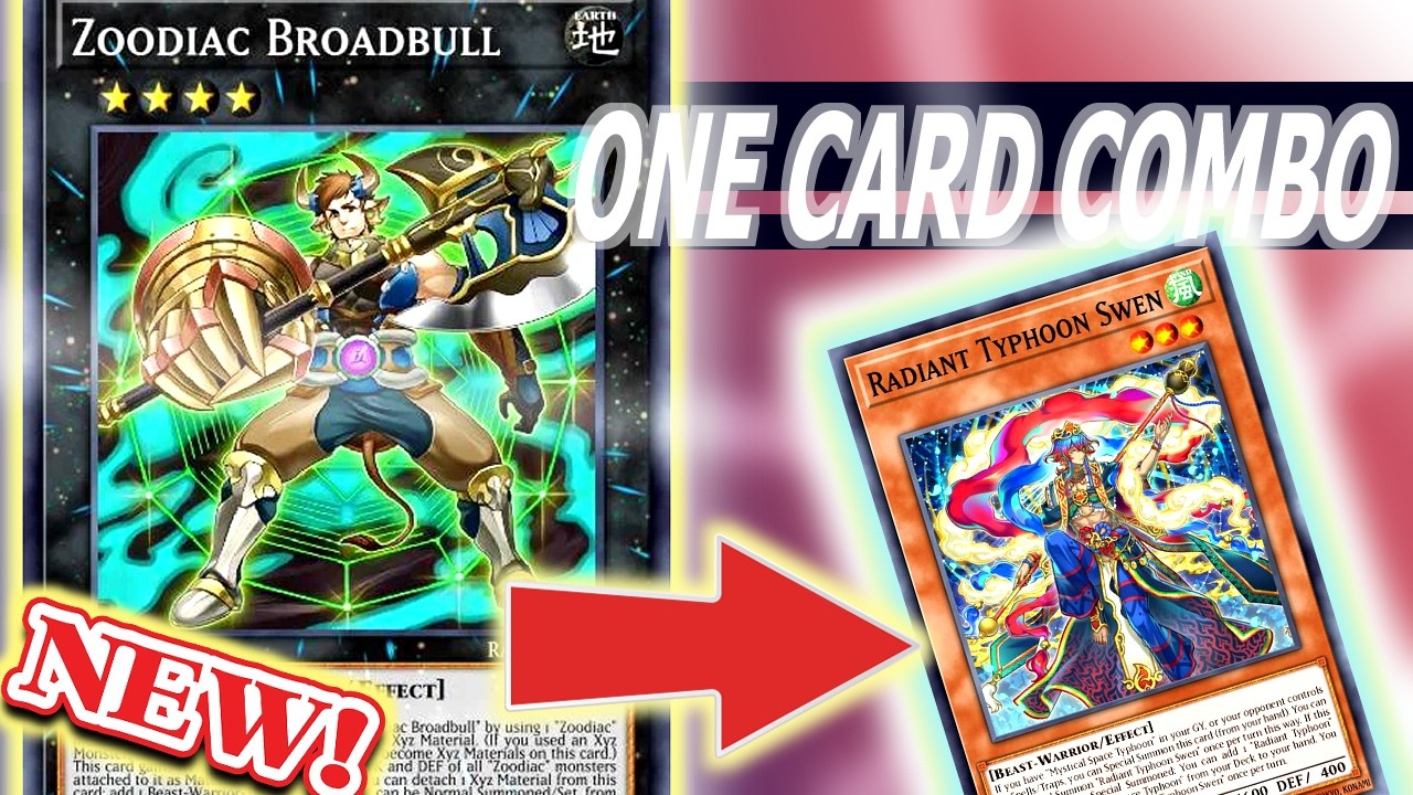 Radiant Typhoon new one card combo - Zoodiac Broadbull