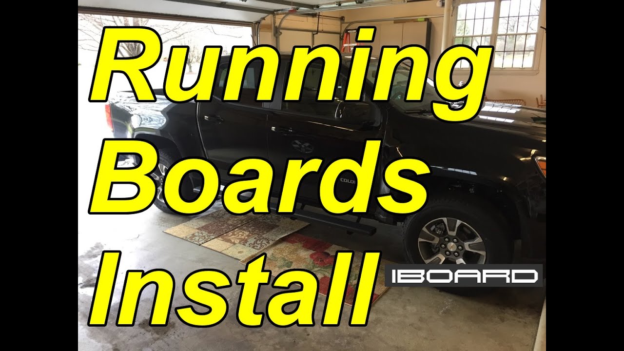 [КАК ] Установить подножки iBoardAuto на Chevrolet Colorado 2015–2020 годов выпуска (Crew Cab)