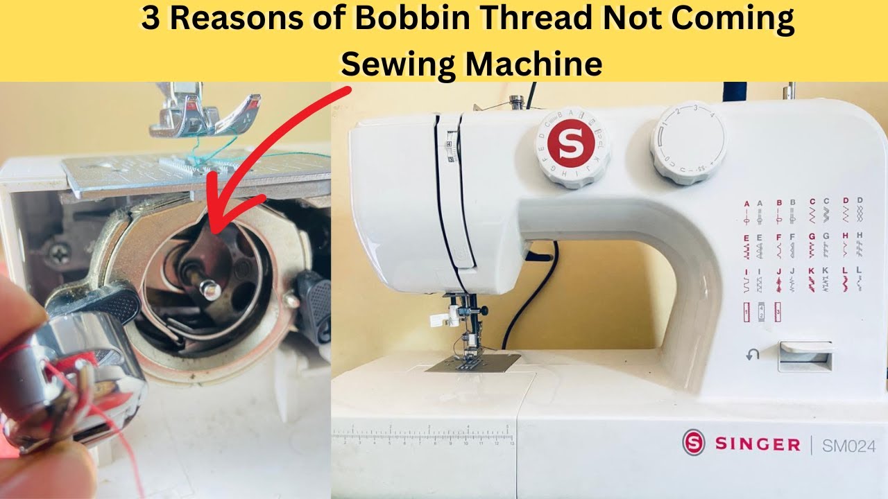 SINGER SM024 Sewing Machine Review || 3 Reasons of Bobbin Thread Not Coming Sewing Machine