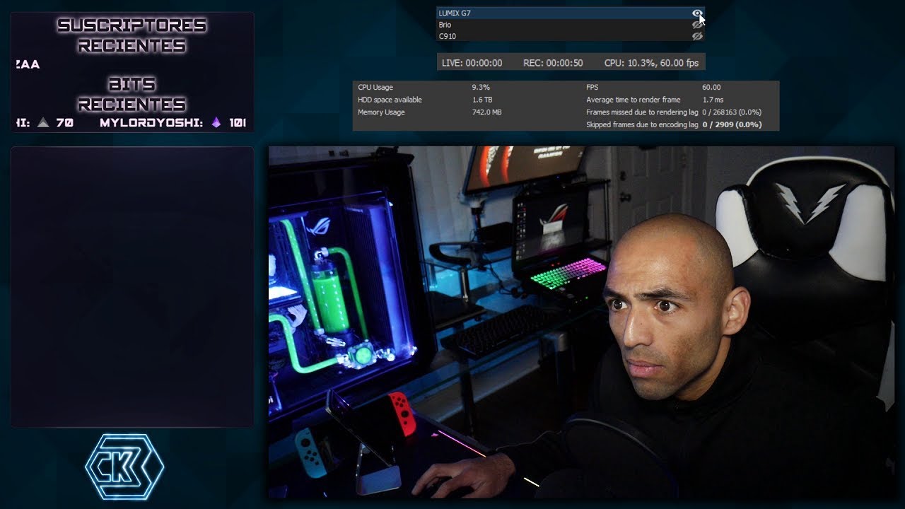 C910/C920 vs Logitech Brio vs DSLR - CPU Usage OBS Studio