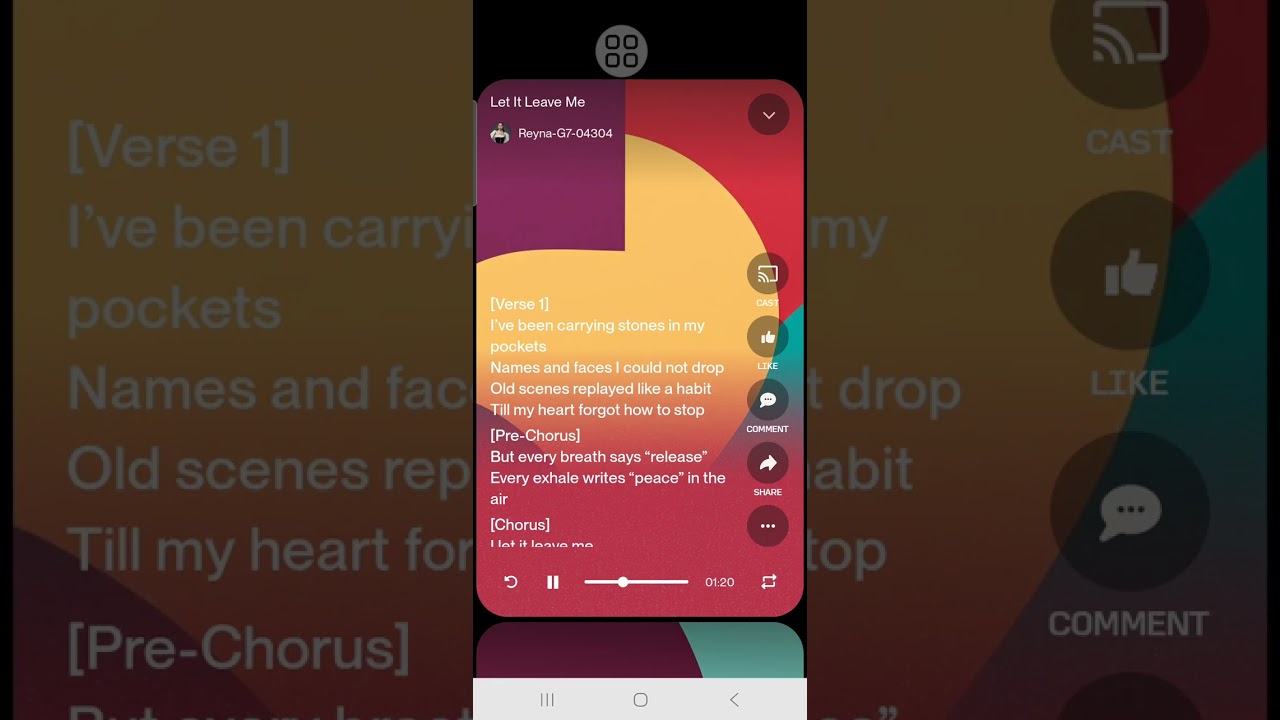 Let it Leave Me. https://suno.com/s/CWfyKRbHpD7Od1B7