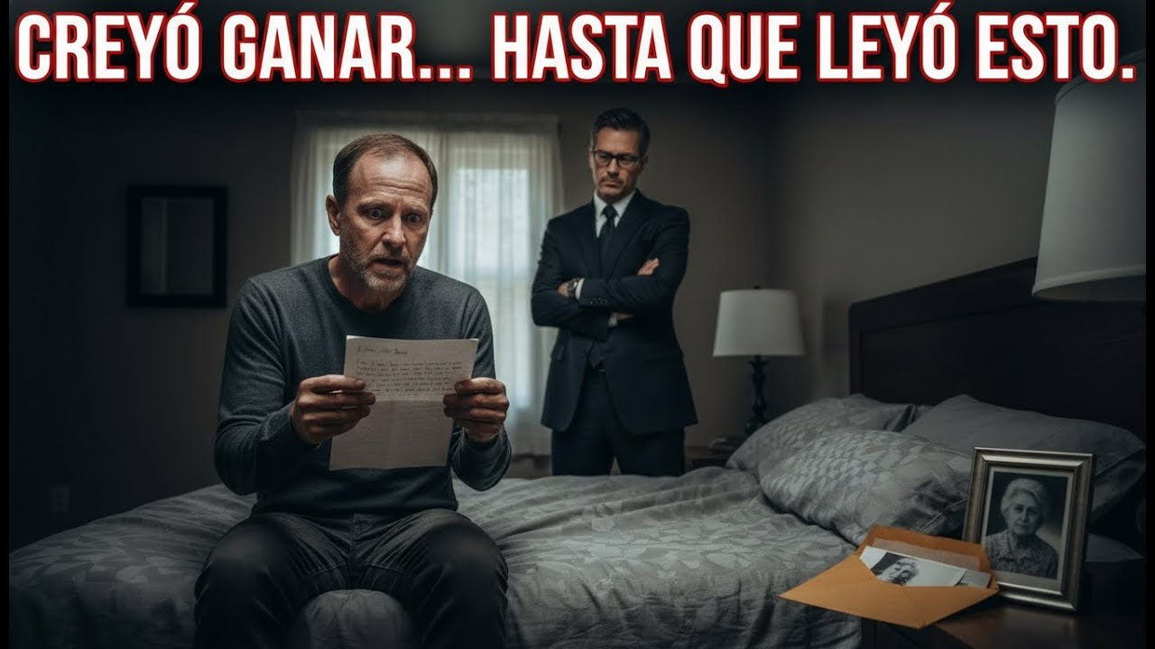 Creyó quedarse con todo… hasta que abrieron el sobre que escondí bajo la cama.