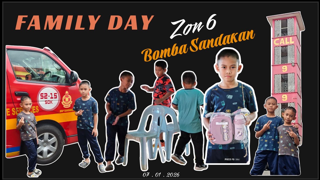 Aish & Onyong First Time ikut Family Day | vlog family #echubiezfamily